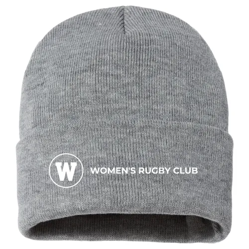 Sportsman Sherpa Lined Cuffed Beanie -- Heather Grey