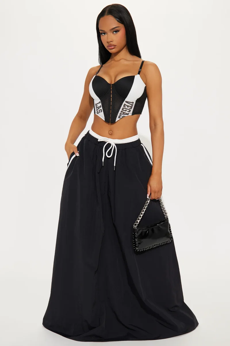 Sporty Gal Striped Maxi