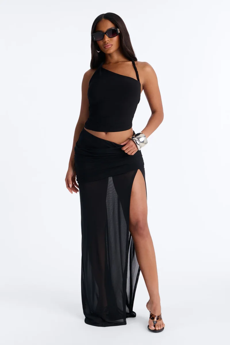 Stolen Moments Ruched Slit