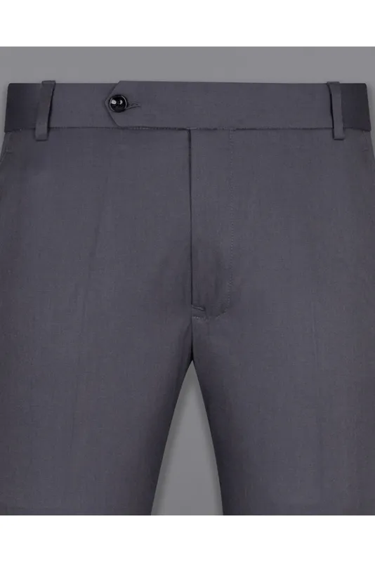 Stone Grey Relaxed Chinos