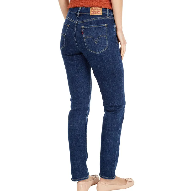Straight Fit Jeans Lapis