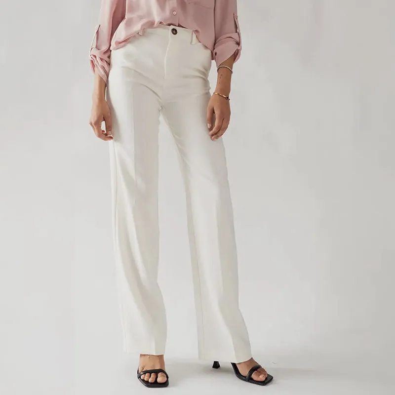 Straight Leg Trouser Pants
