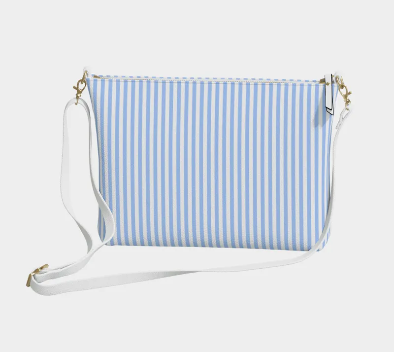 Striped Crossbody Bag