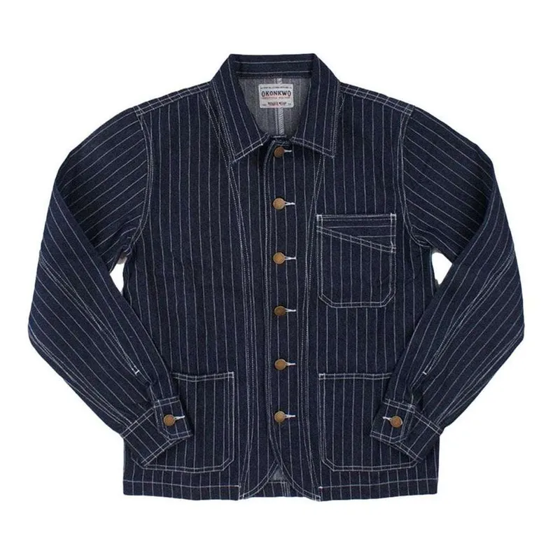 Striped Denim Jacket