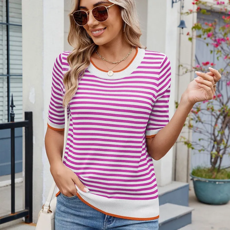 Striped Short Sleeve Tee