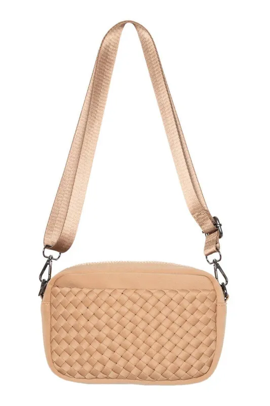 Structured Camel Leather Purse