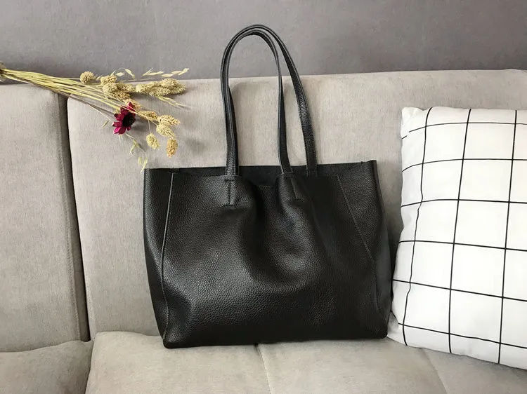 Structured Espresso Leather Crossbody