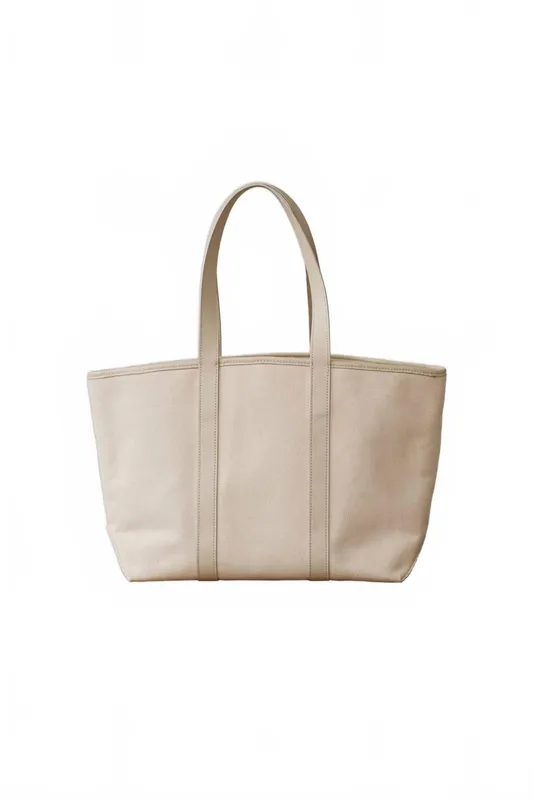 Structured Tote Bag Cream