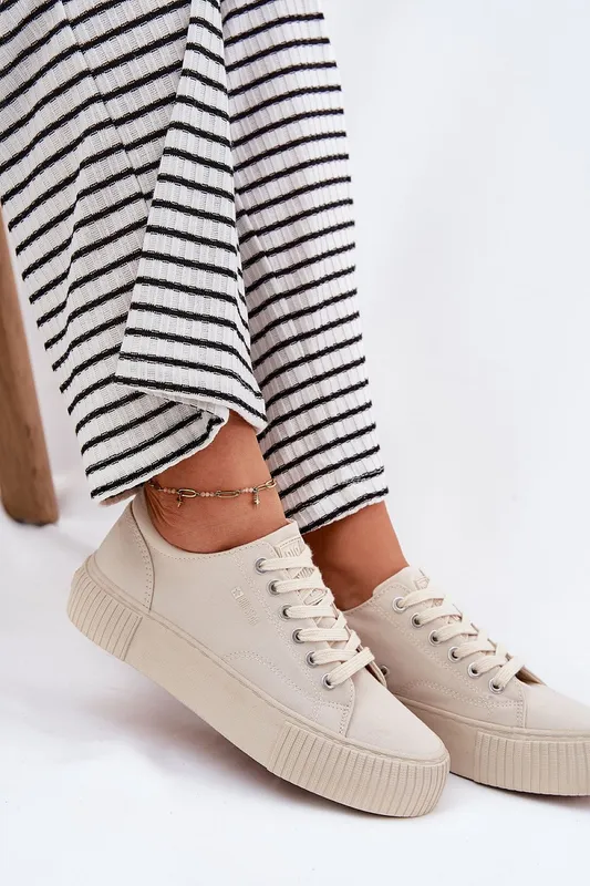 Stylish Beige Sneakers For – Comfortable
