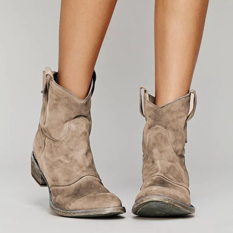 Suede Ankle Boots