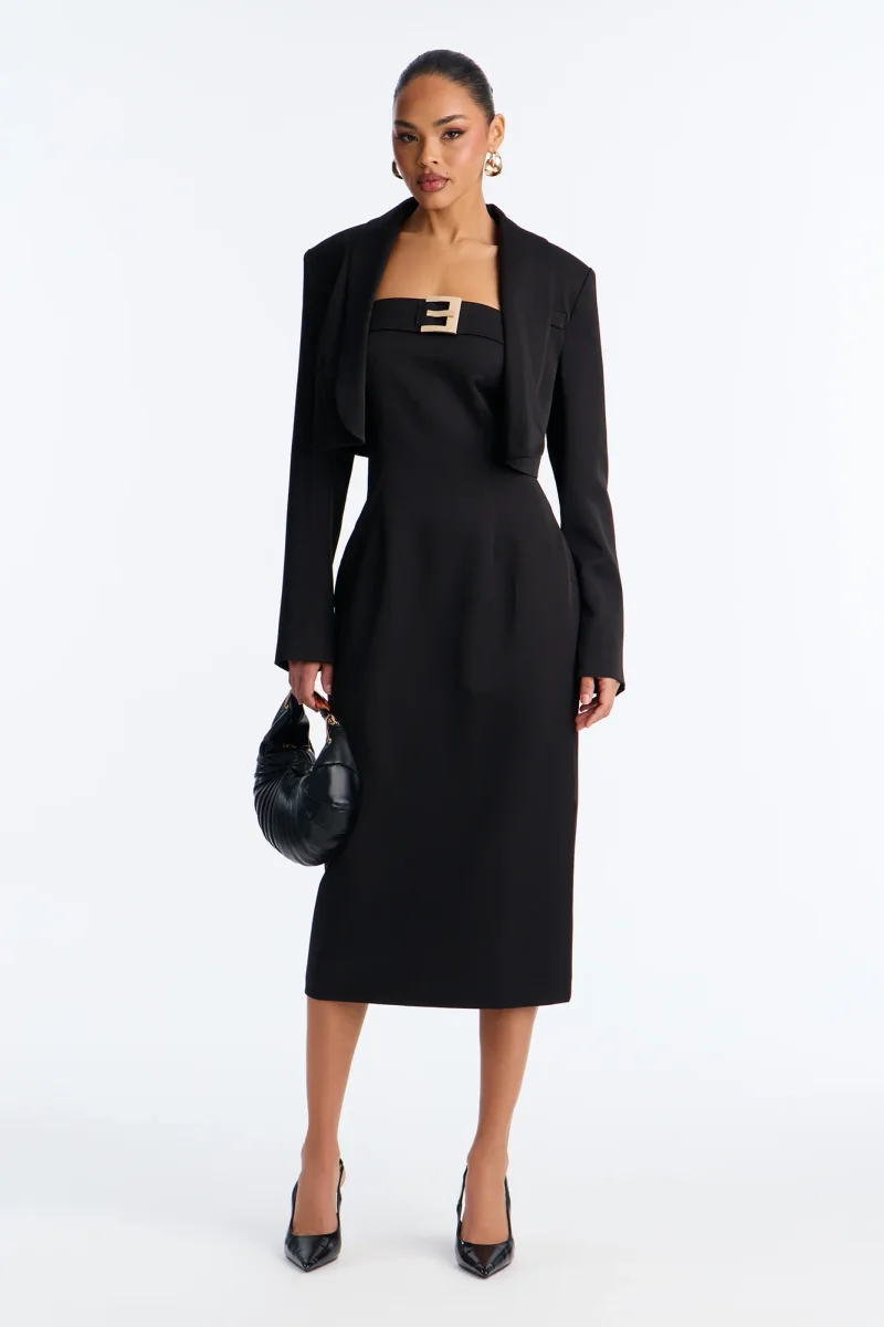 Suit Yourself Strapless Crepe