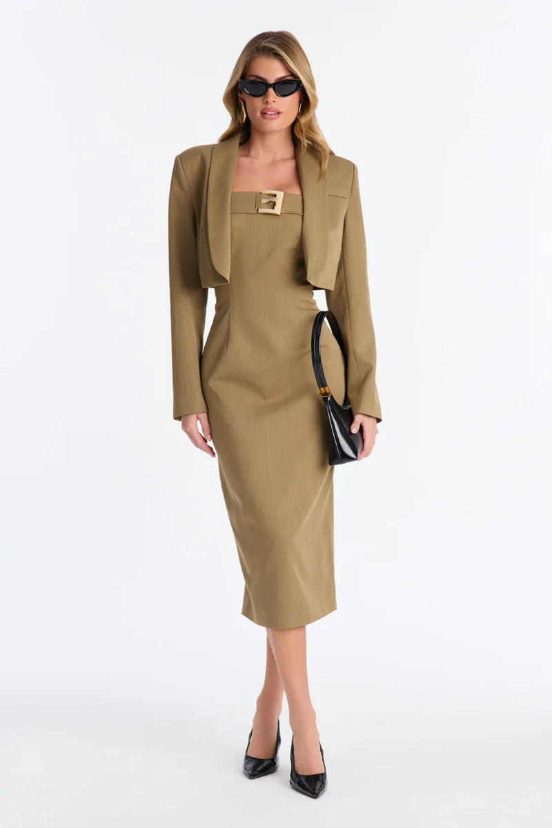 Suit Yourself Strapless Crepe
