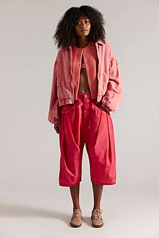 Sundry Cropped Harem Pants