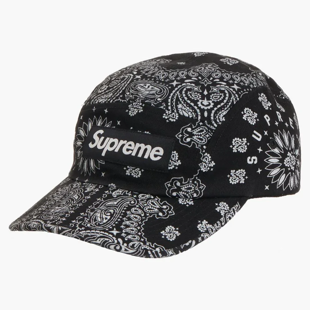Supreme Bandana Camp Cap