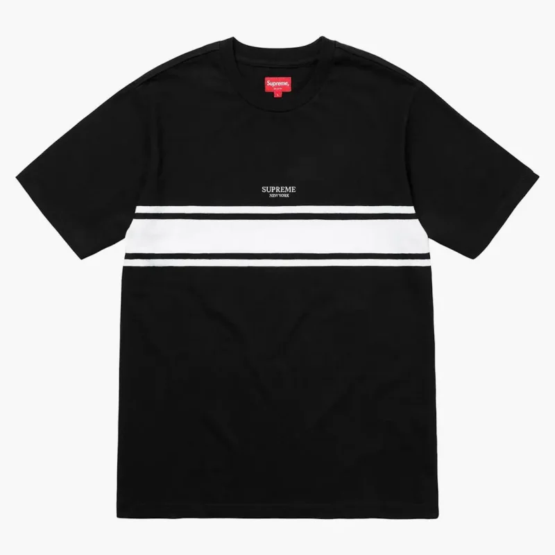 Supreme Stripe Tee Black