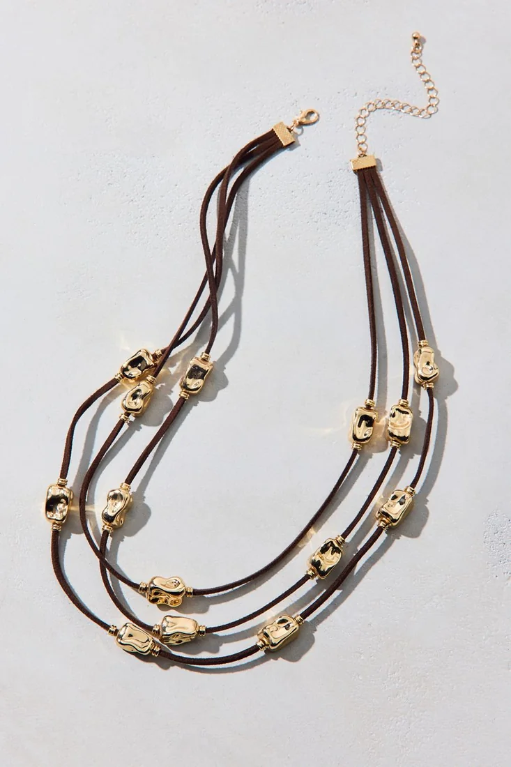 Downtown Layered Corded Necklace