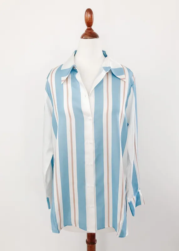 Sylvia Stripe Button Down