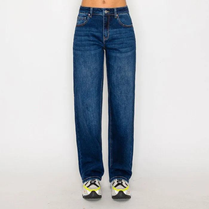 Tailored Navy Twill Chinos