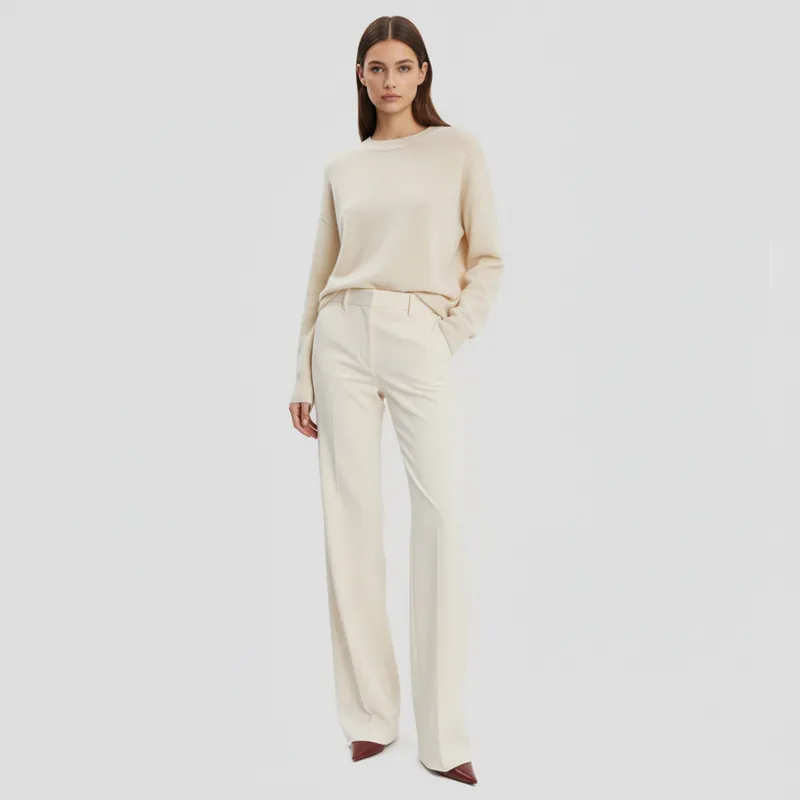Tailored Straight-leg Trousers