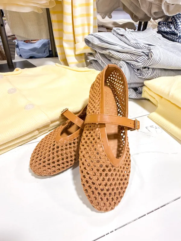 Tan Ballet Flats