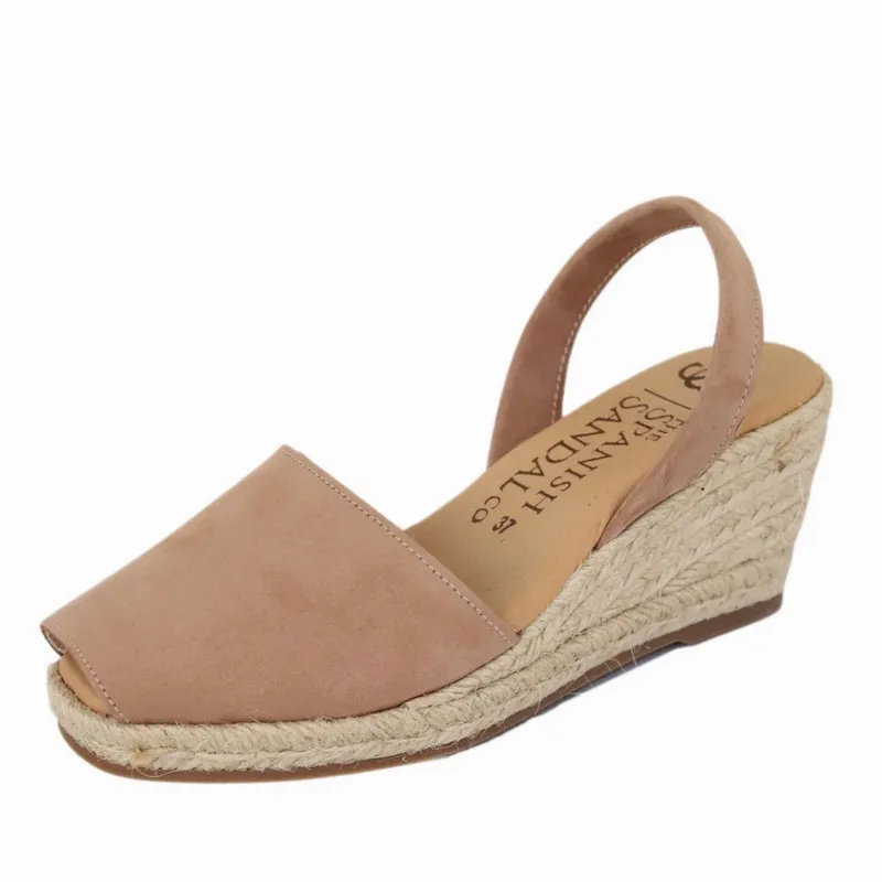 Tan Espadrille Wedges