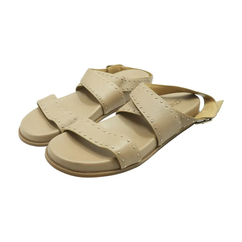 Tan Flat Sandals