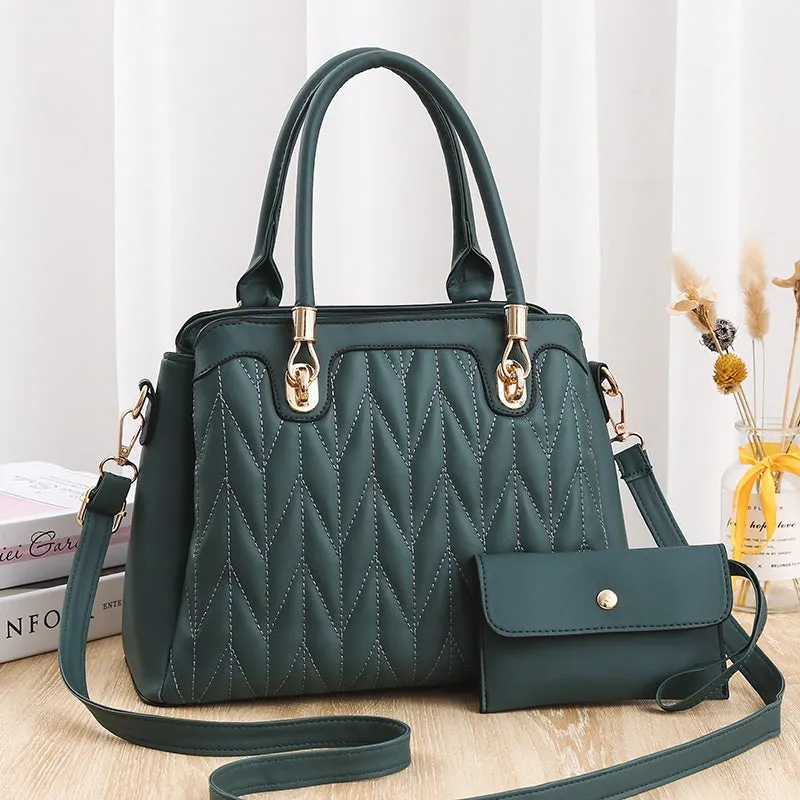 Tan Structured Handbag