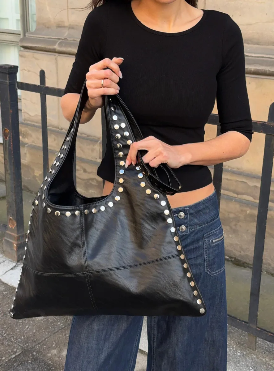 Tell The Truth Studded Bag