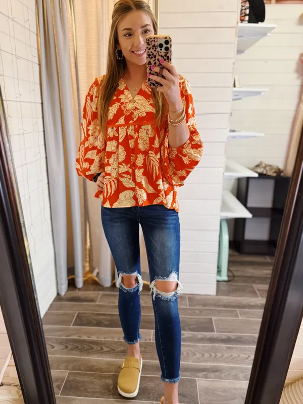 Terracotta Blouse