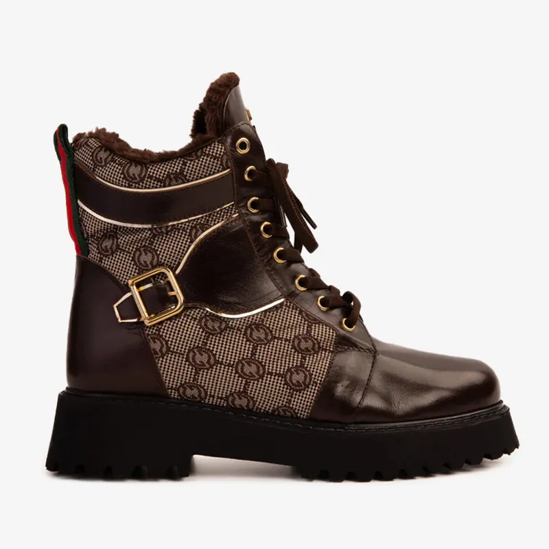 The Boston Brown Leather Shoes