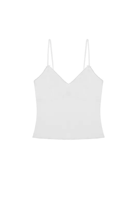 The Bralette Tank White