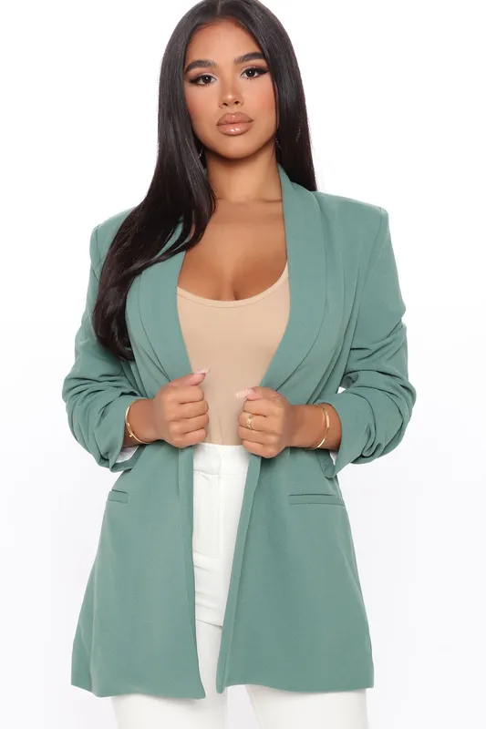 The Celine Blazer Sage