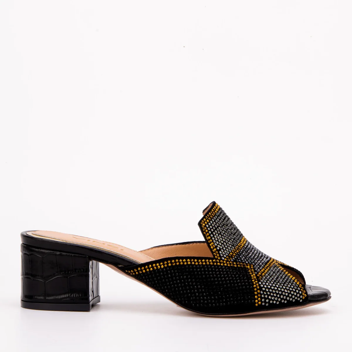 The Magnolia Black Glitter Shoes