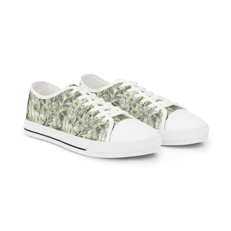 Tropical Palm Low Top Shoes