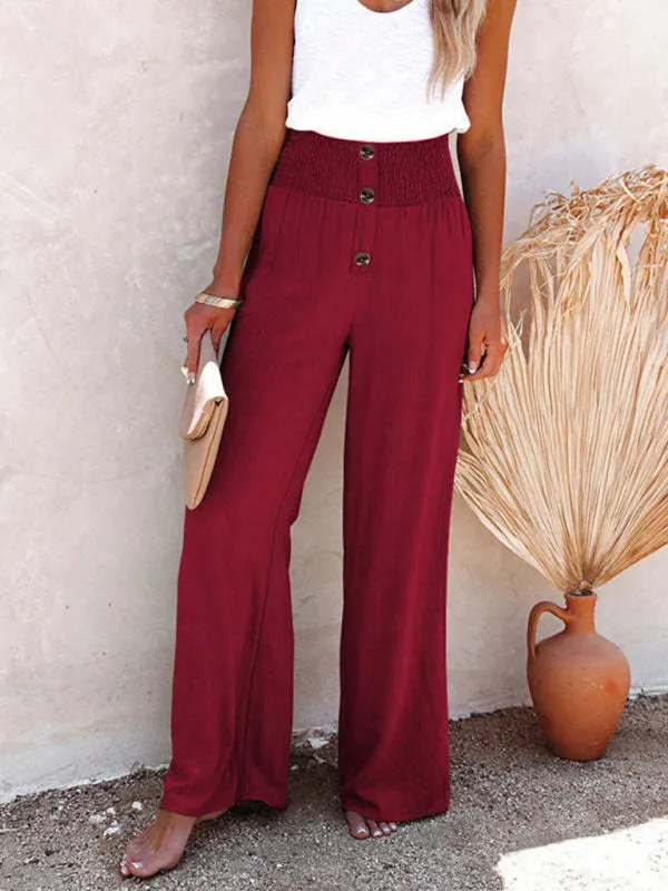 Trousers Pure Color Cotton