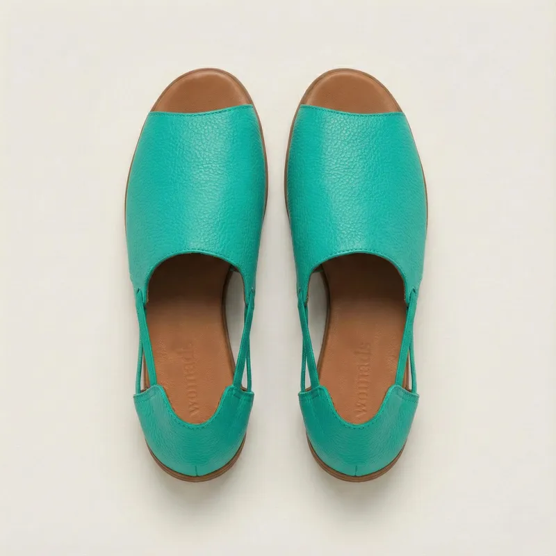 Turquoise Peep Toes