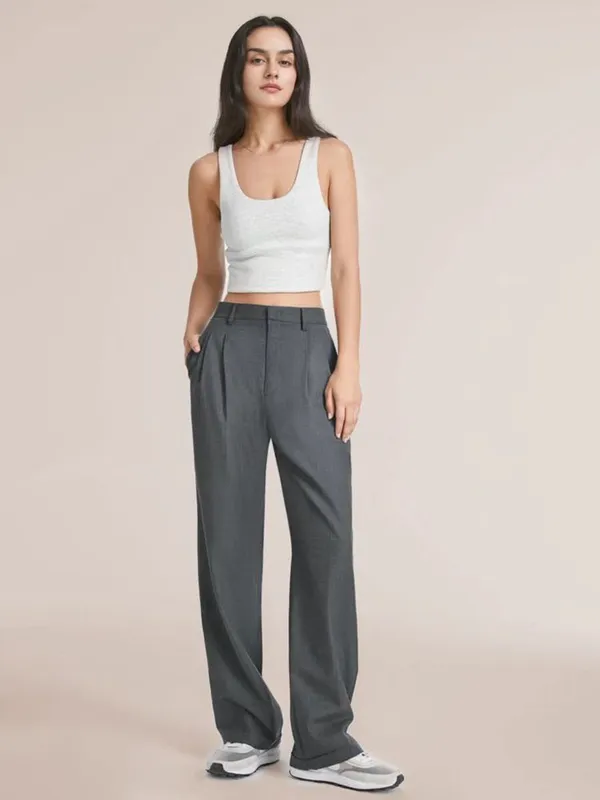 Unik Charcoal Tailored Pant