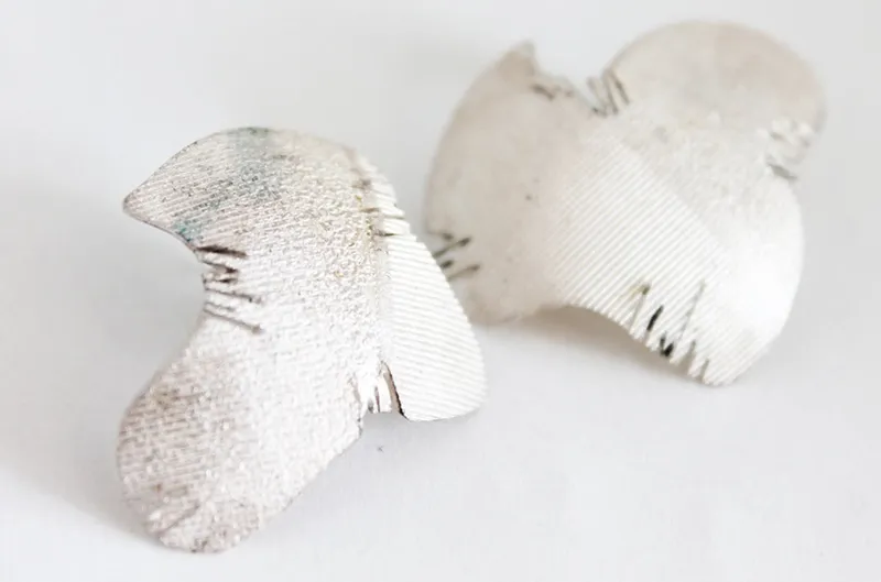 Unique Silver Statement Earrings