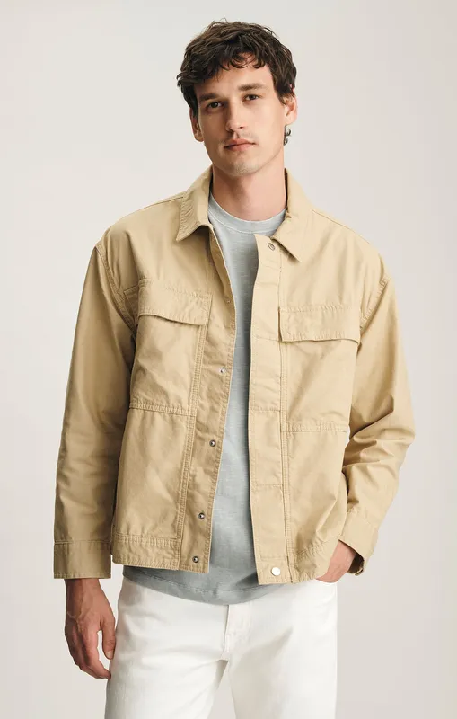 Utility Overshirt In Olive