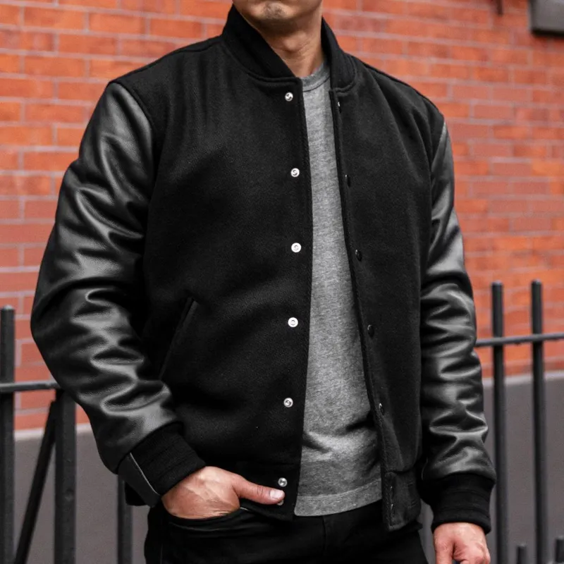 Varsity Jacket Black