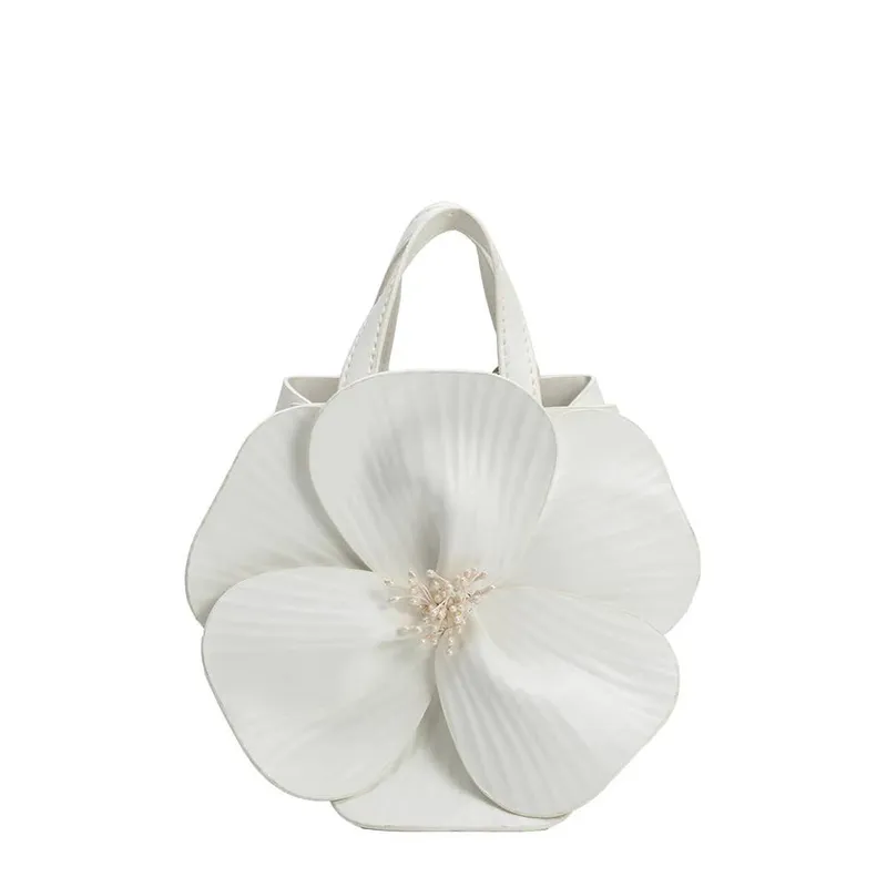 Vegan Top Handle Bag Ivory