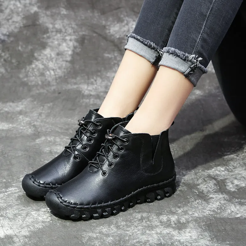 Velvet Suede Ankle Boots