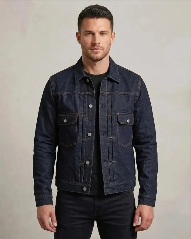 Vintage Type Ii Raw Denim Jacket