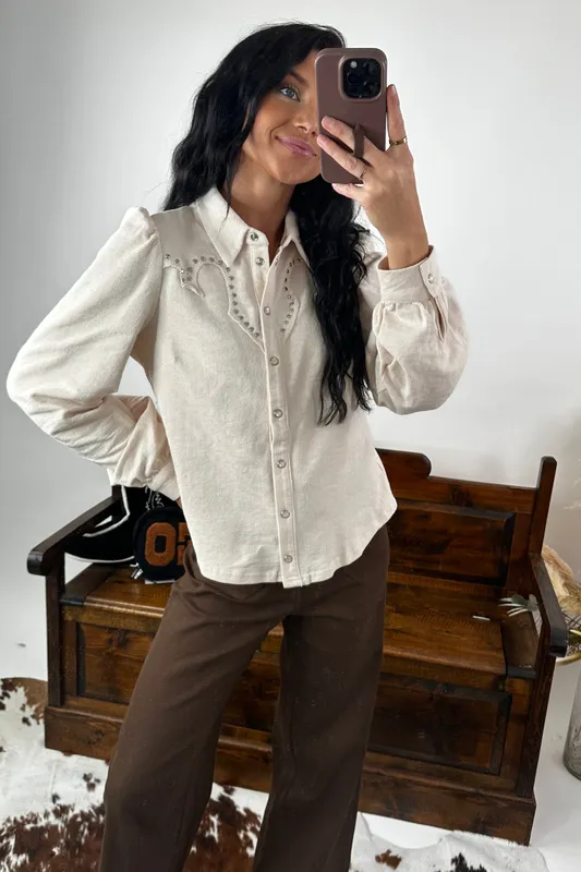 Western Beauty Pearl Snap Shirt