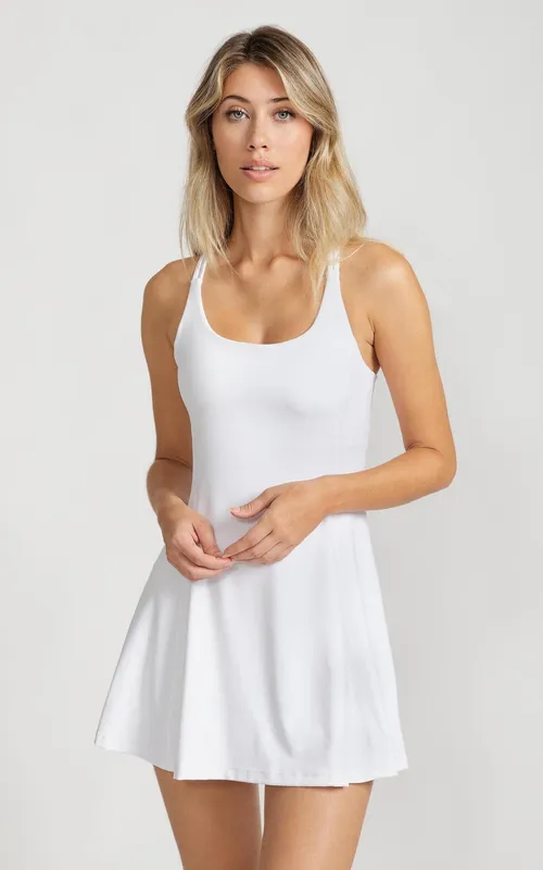 White Active Dress