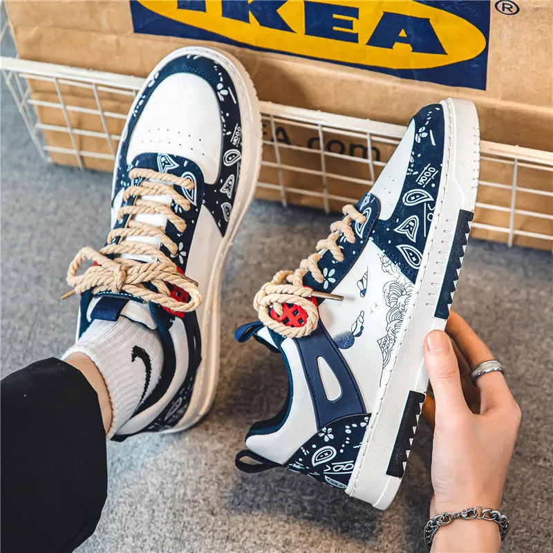 White Casual Low Tops