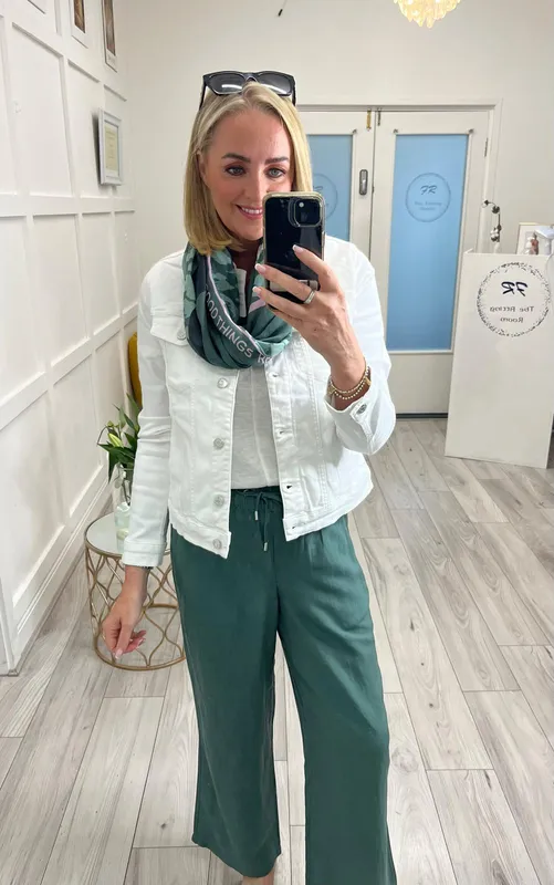White Denim Jacket