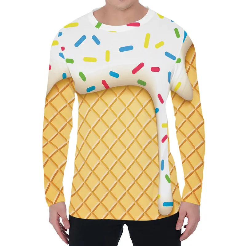 White Ice Cream Melted