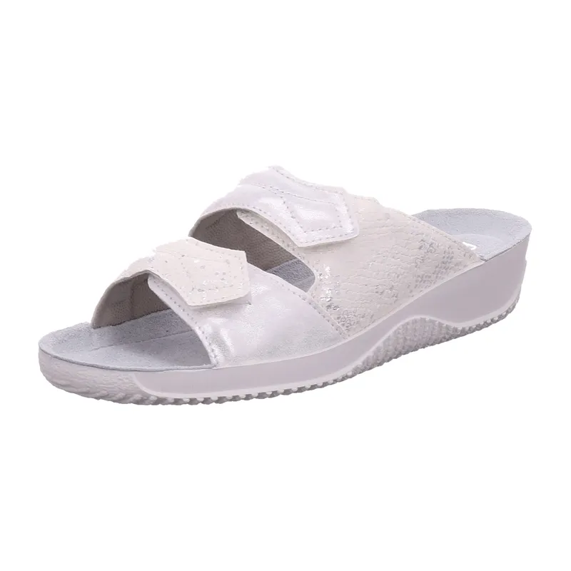 White Leather Sandals