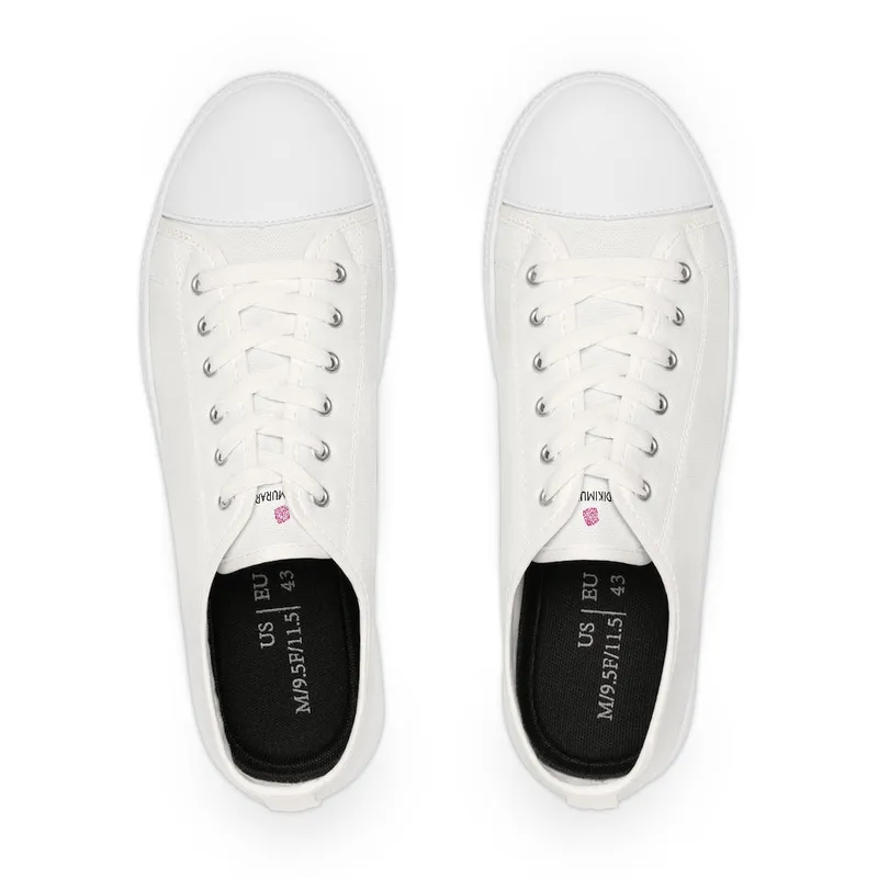 White Low Top Sneakers
